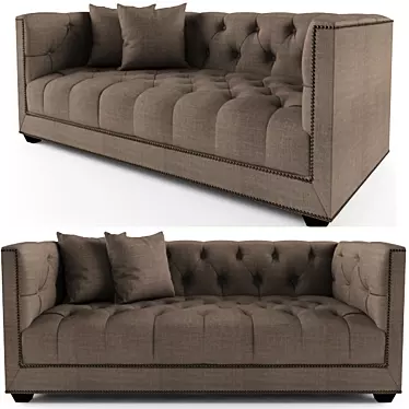 Elegant Richard Sofa: Perfectly Crafted 3D model image 1 