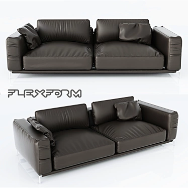 Flexform Ettore: Stylish and Functional Sofa 3D model image 1 