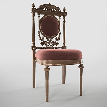 Retro Heritage Chair 3D model image 1 