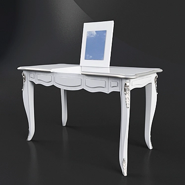 Glam Zari Makeup Table 3D model image 1 