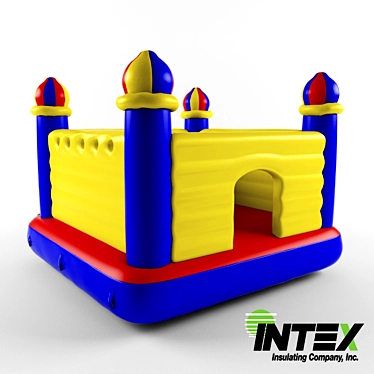 Intex Playful Castle Water Slide 3D model image 1 