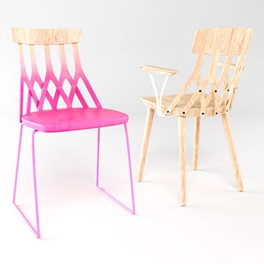 Sami Kallio_Y5 Chair: Stylish and Stackable 3D model image 1 