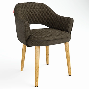 Elegant Martin Deep Line Chair 3D model image 1 