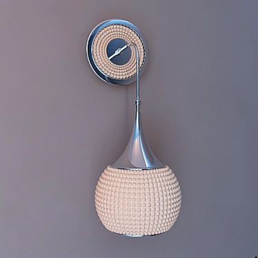 Elegant Wall Sconce Light 3D model image 1 