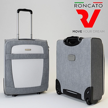 Roncato Cabina Trolley: Realistic 3D Model 3D model image 1 