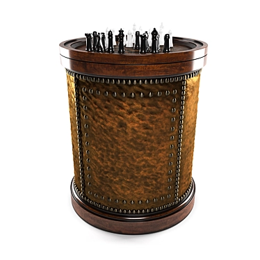 Kilimanjaro Round Side Table: Stylish & Compact 3D model image 1 