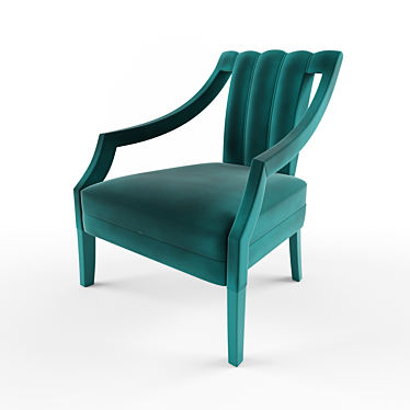 Elegant Cayo Armchair by Brabbu 3D model image 1 