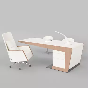 Modern Besana Collection: Peonia Table, Ada Chair, Thea Stool 3D model image 1 