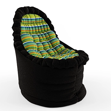 Comfy Bean Bag Chair 3D model image 1 