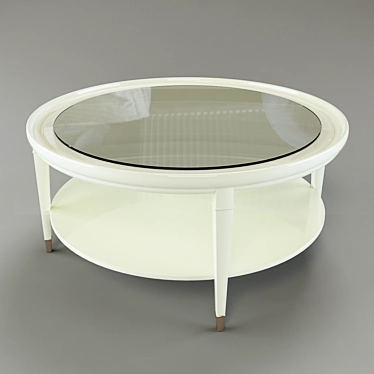 Timeless Neoclassical Coffee Table 3D model image 1 