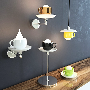 Vesoi Cappuccino Pendant Light 3D model image 1 