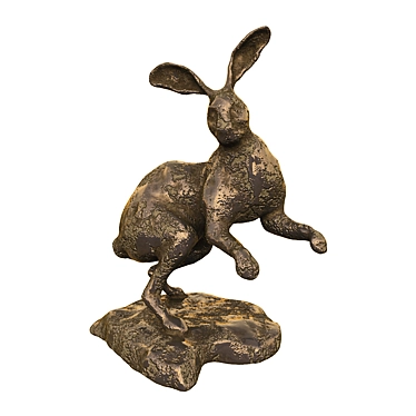 2021 Rabbit Figurine 3D model image 1 