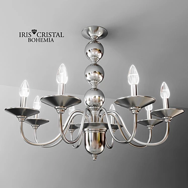 Elegant Venice Crystal Chandelier 3D model image 1 