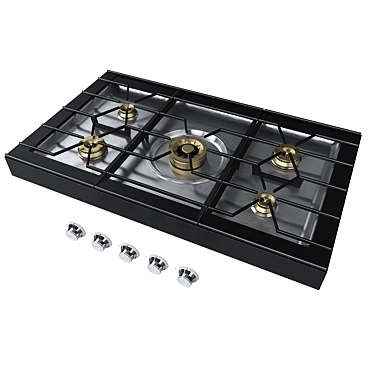 Gaggenau CG 492 210 Gas Cooktop 3D model image 1 