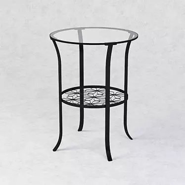 Sleek IKEA Klingsbu Side Table 3D model image 1 