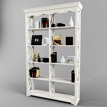 Versatile Bookcase: Stylish & Functional 3D model image 1 