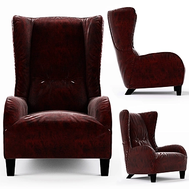 Modern Natuzzi Marlene Armchair 3D model image 1 