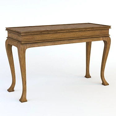 Boswell Vintage-inspired Console Table 3D model image 1 