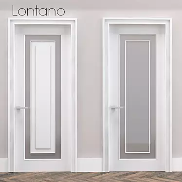 Elegant Lontano Doors by VPorte 3D model image 1 