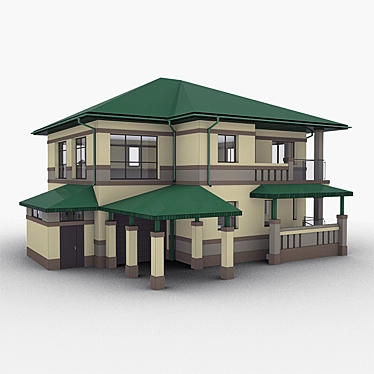 Modular House Kit 3D model image 1 