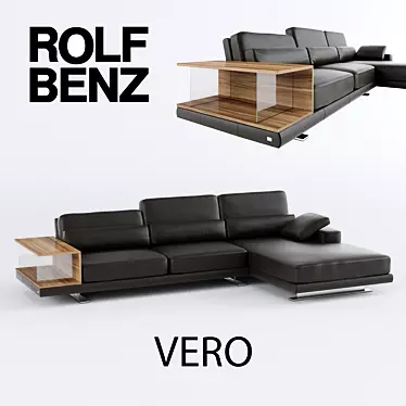 German-made Rolf Benz Vero Sofa 3D model image 1 