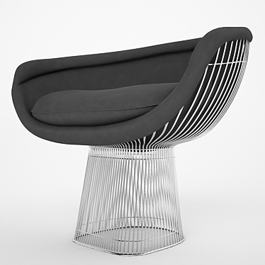 Platner Lounge Chair: Loft Chic 3D model image 1 