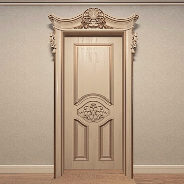 Title: Artistic Inspired Door 3D model image 1 