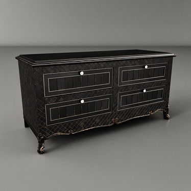 Modern Storage Solution: Chest of Drawers 3D model image 1 