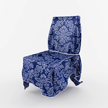 Chair Cape: Stylish Chair Cover 3D model image 1 