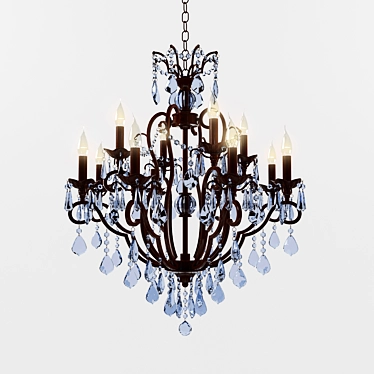 Title: Classic Chandelier by DF Lighting 3D model image 1 