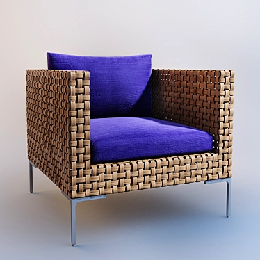 Modern Outdoor Armchair: B&B Italia 3D model image 1 