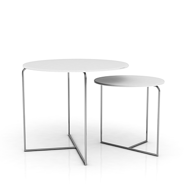 Elegant Nest Side Table from BoConcept 3D model image 1 