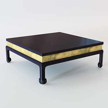 Exquisite Eastern Coffee Table 3D model image 1 