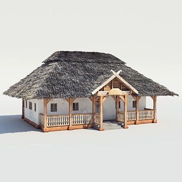 Charming Vintage Home 3D model image 1 