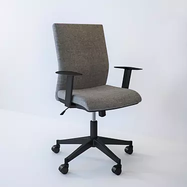 Cube Back Support Office Chair 3D model image 1 