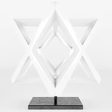 Spiritual Merkaba: Sacred Energy Beacon 3D model image 1 