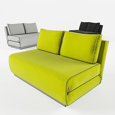 Compact and Chic: Softline City Sofa 3D model image 1 