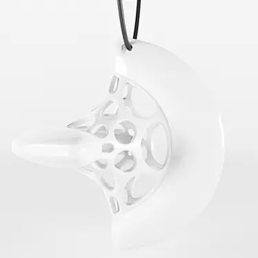 Geometric Sphericon Necklace 3D model image 1 