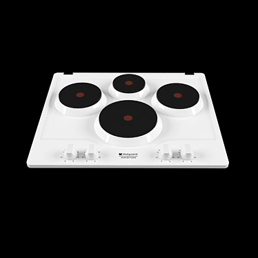 Hotpoint-Ariston PC 604 WH: Sleek & Powerful Electric Hob 3D model image 1 