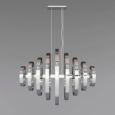 Luxury Ancona Chandelier 3D model image 1 