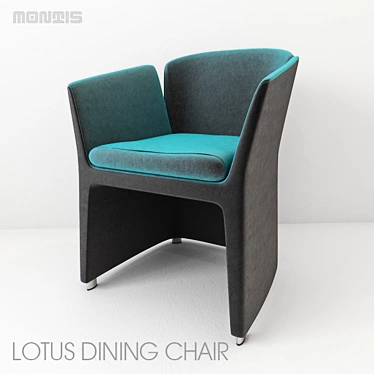 Elegant LOTUS Dining Chair: Montis Beauty 3D model image 1 