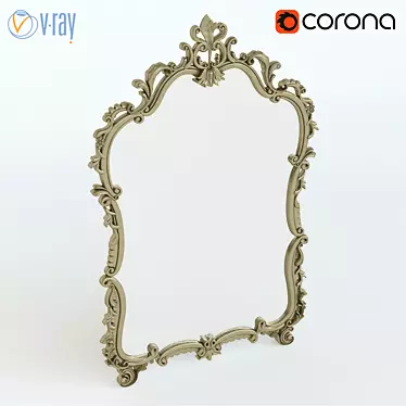 Silik Mirror: Classic Elegance 3D model image 1 