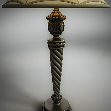 Elegant Classic Table Lamp 3D model image 1 