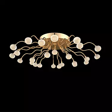 Elegant 25-Light Chandelier 3D model image 1 