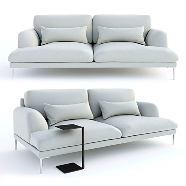 Elevated Comfort: Classic Sofa 3D model image 1 