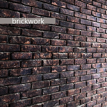 Versatile Brick Wall: Ideal for Tiling 3D model image 1 