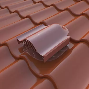 Metal Roof Aerator: Simple & Effective 3D model image 1 