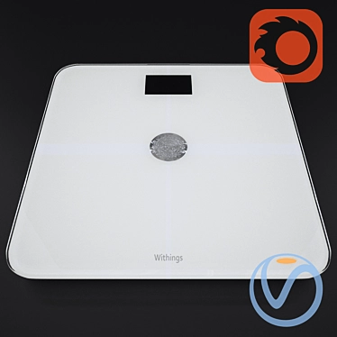 Withings WiFi Smart Scales: Body Analysis & Pulse 3D model image 1 