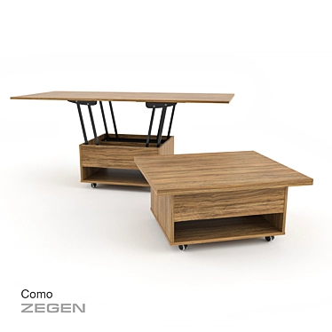 Zegen Como Transforming Coffee Table 3D model image 1 
