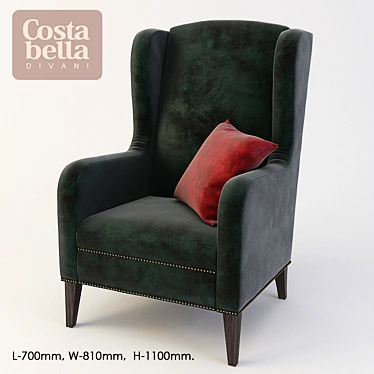 Costa Bella Charlie Chair 3D model image 1 